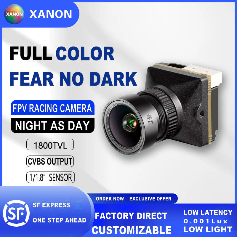FPV Black Light Full Color 1/1.8 Sensor Camera