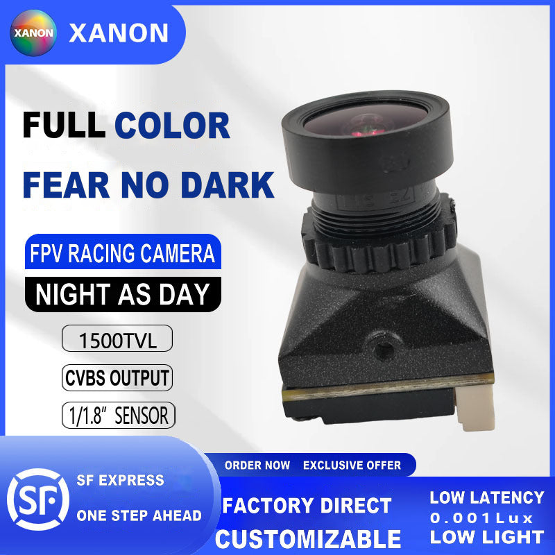 FPV Large Sensor Black Light Full Color Camera