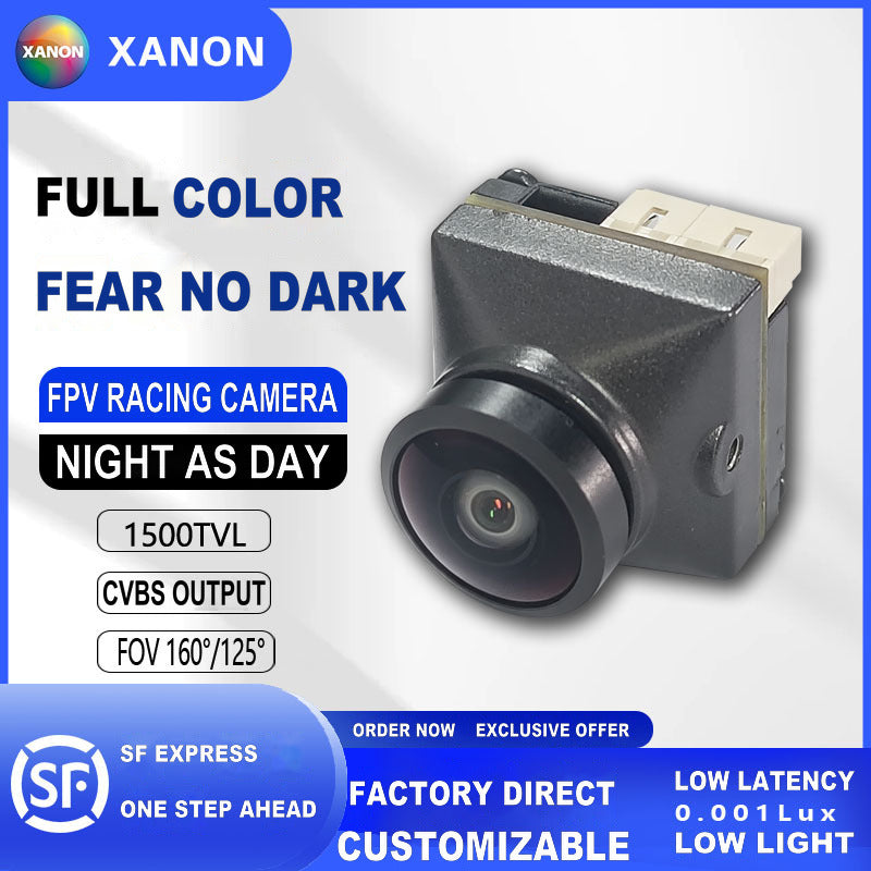Low Latency FPV Sony Starlight Full Color 1500TVL Camera